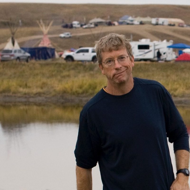 Michael McNally at the Standing Rock Indian Reservation
