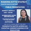 Indigenous Elder in Residence presentation - Ramona Kitto Stately - 