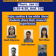 CS Tea Talk - January 11