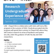 Summer REU at UNC