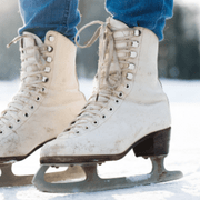 Skates in winter