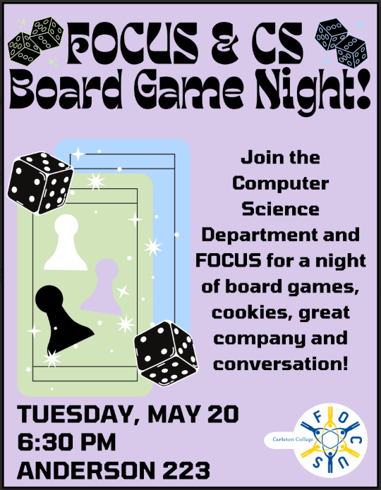 Focus and CS Board Game Night