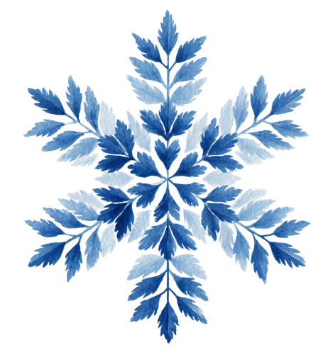Blue Snowflake