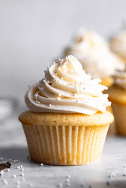 Image of a vanilla cupcake