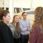 Students at Poster Session