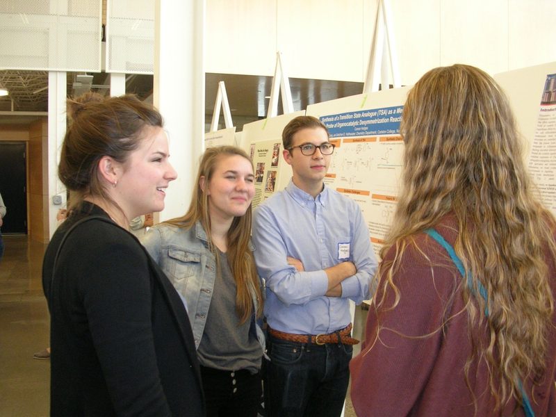 Students at Poster Session