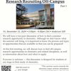 Chemistry Department Seminar: Research Recruiting Part 1 - Off-Campus
