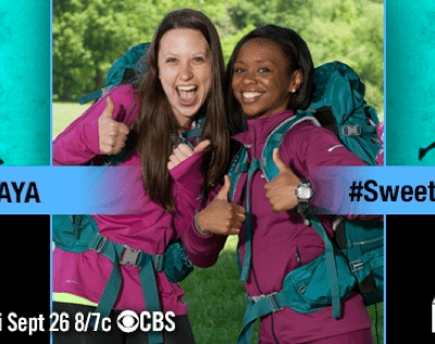 Dr. Maya Warren '07 in the Amazing Race.