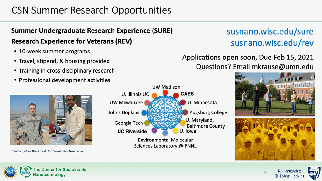 CSN Research Program
