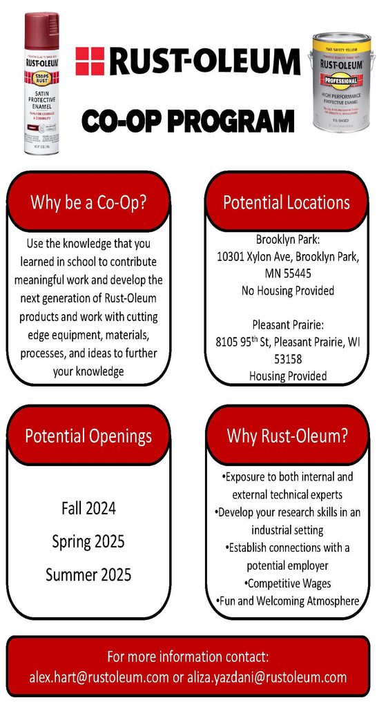 Rustoleum CO-OP Flyer