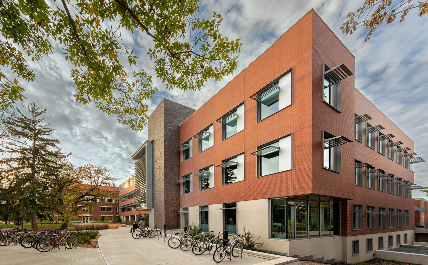 exterior view of Evelyn M. Anderson Hall
