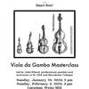 Don't Fret...Viola da Gamba Masterclass