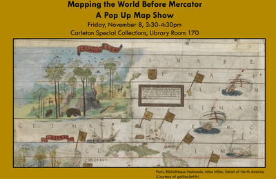 Poster for map exhibition