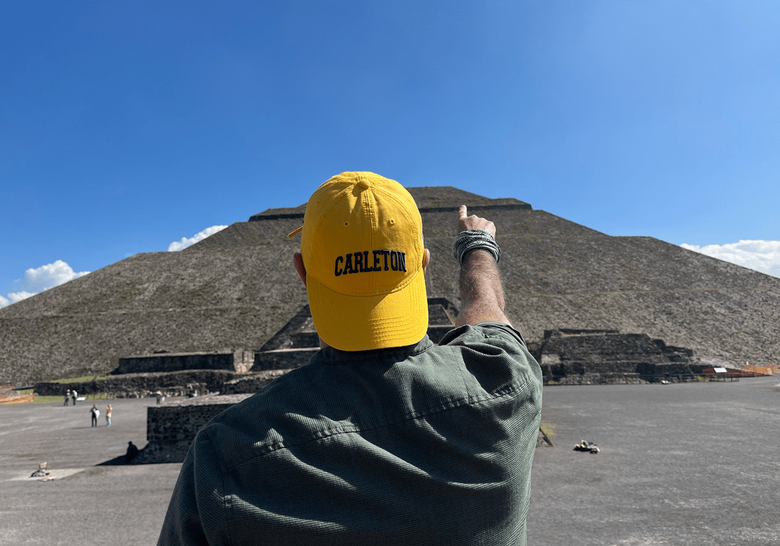 looking at mexican ruins