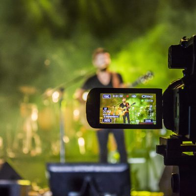 filming a guitarrist