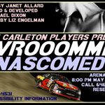 A poster for the spring players production of "Vroom"