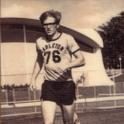 Steiner runs on the outdoor track
