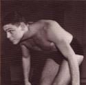 Mackenzie practices his swimming starts