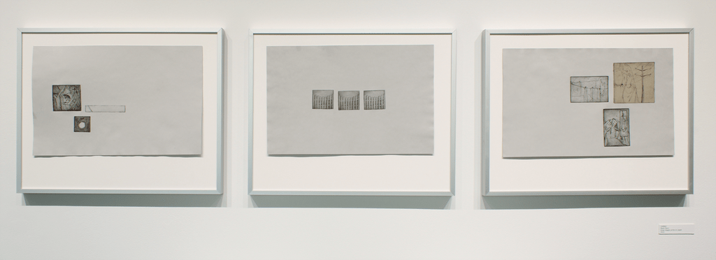 Three intaglio prints by Brett Olson