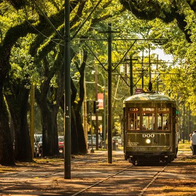 Train in New Orleans