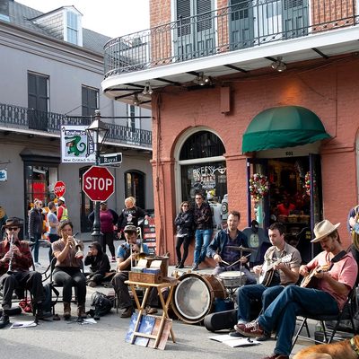 Music in the streets of New Orleans