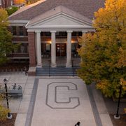 aerial drone view of sayles