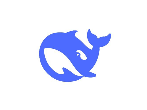 Deepseek logo: blue whale
