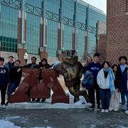 TRIO Students at the Grad School Visit at UofM