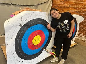 Ximena Colmenares '28 at the First Year Retreat