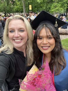 KIm and TRIO student