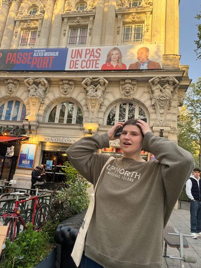 Mya Pieper '28 at her OCS experience in France