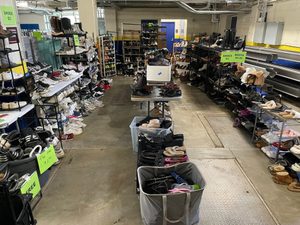 Shoes, shoes, shoes at the Lighten Up sale