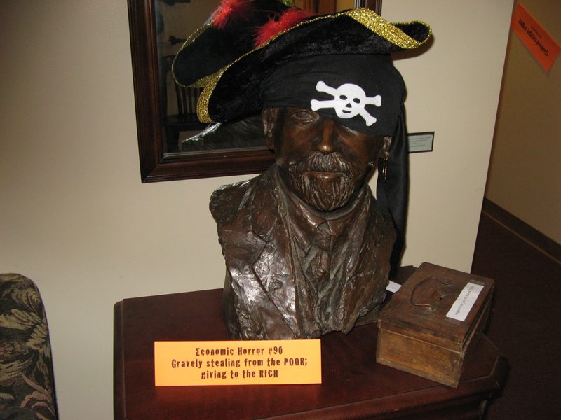 Veblen dressed as pirate