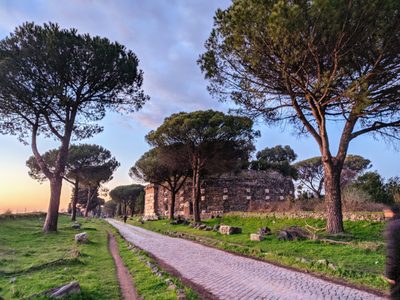 Via Appia in the evening
