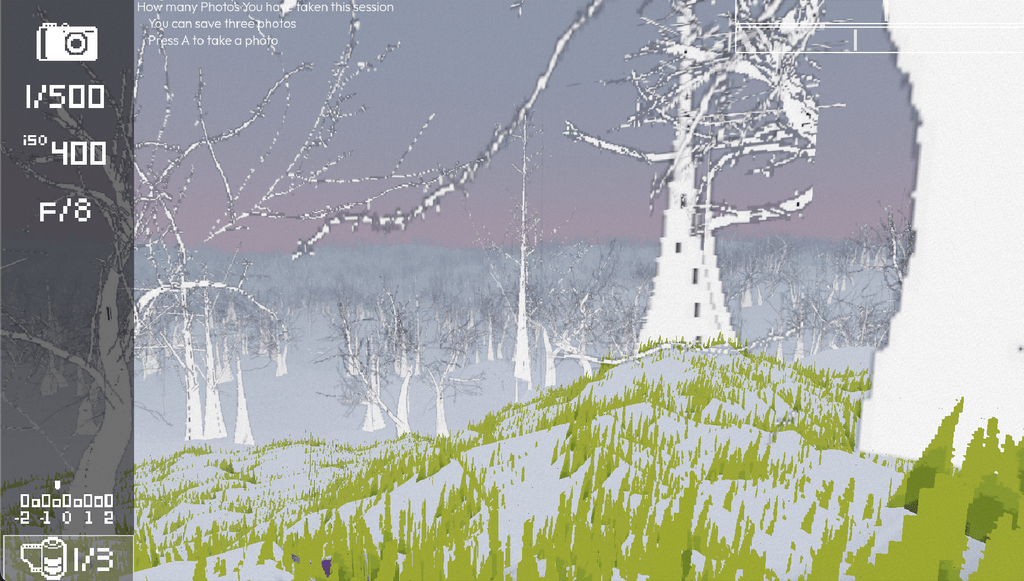 Still frame from a video game