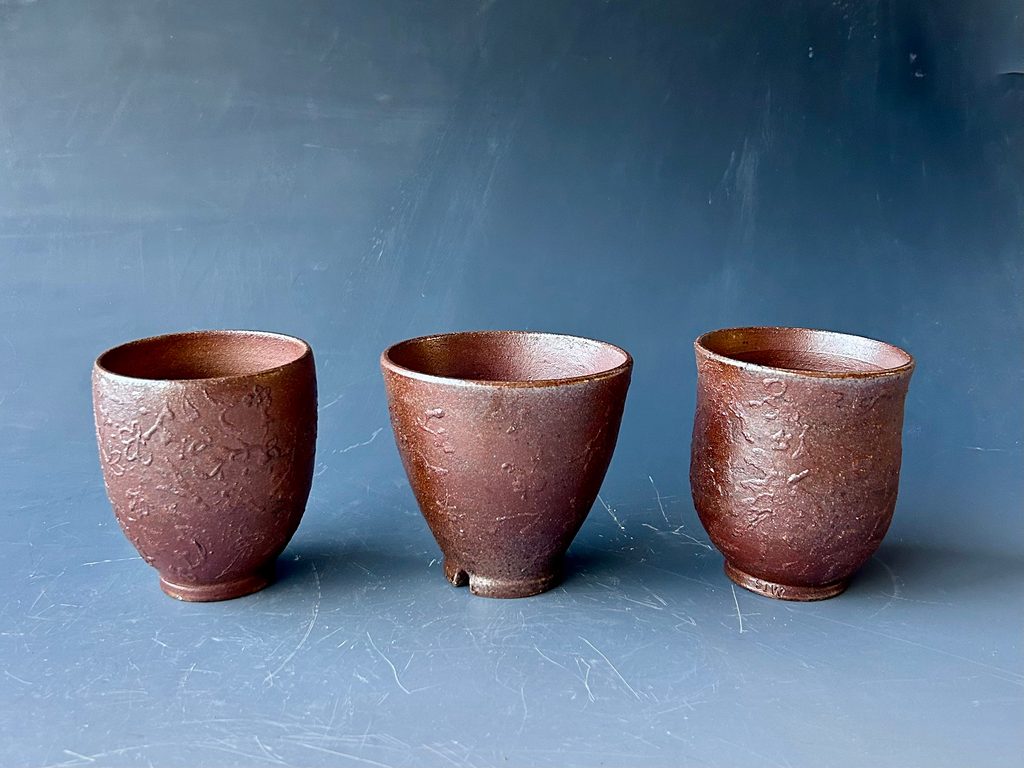 Soda fired ceramic bowls