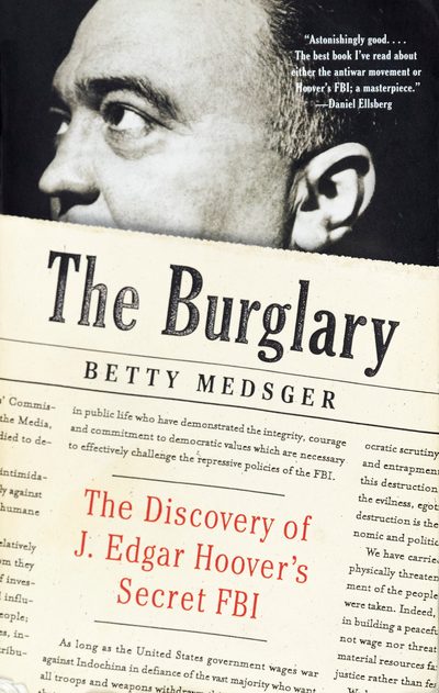 book cover: "The Burglary," by Betty Medsger