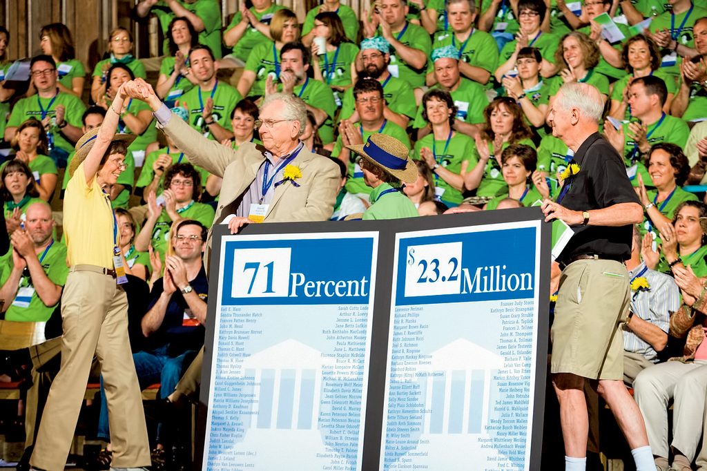 Class of '60 presents their class gift of $23.2M