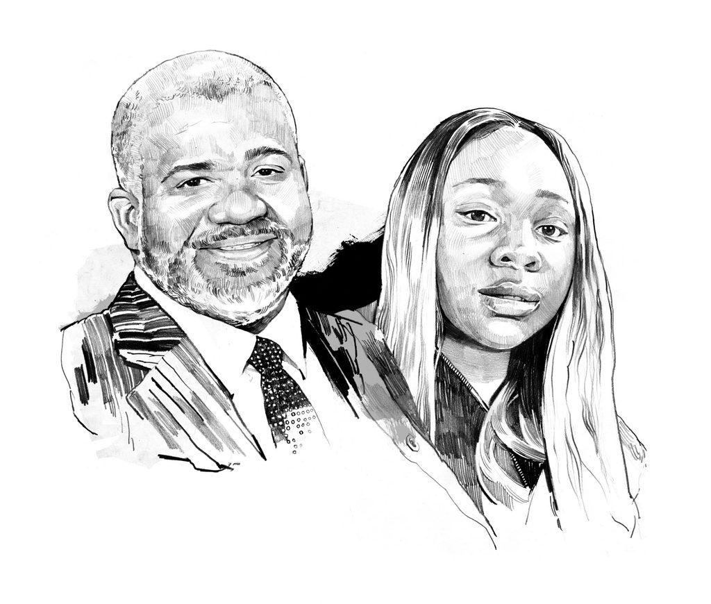 Dwight Alexander ’84 and Kenya Cooper ’21