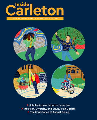 Cover of the Spring 2022 issue of Inside Carleton