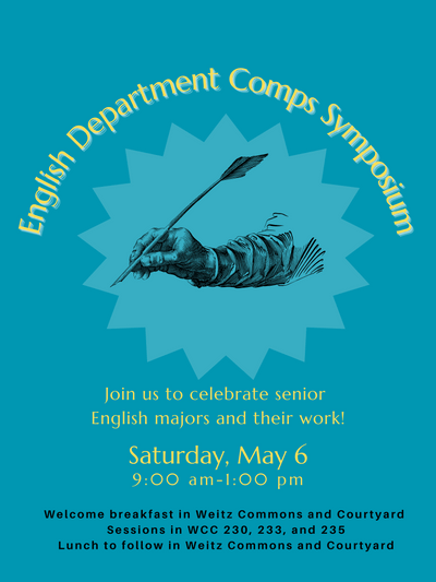 Invitation to English Department Comps Symposium 2023
