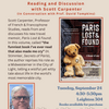 Paris Lost & Found: Reading and Discussion with Scott Carpenter