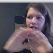 A placard image for media work Hannah White 2015 Virtual Orange Couch