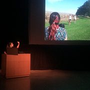 Sarah Abdel-Jelil '16 presents her CAMS comps project