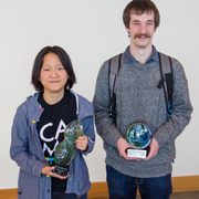 Peycen Ouyang and Paul Kirk-Davidoff at the 2018 ACM Film Conference and Festival