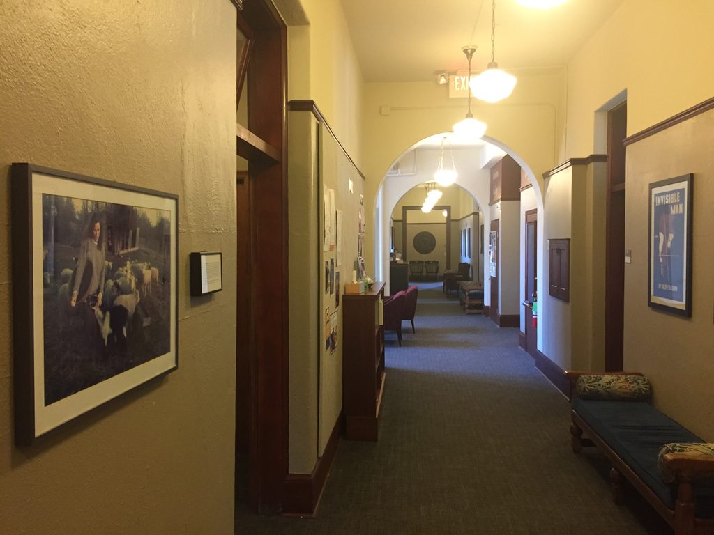 long view of Laird hallway
