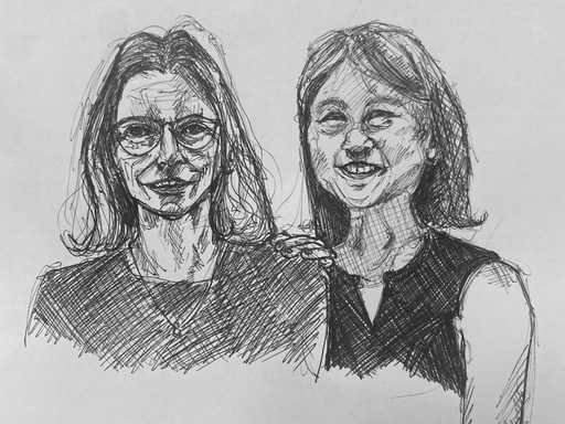 Susan & Nancy drawing