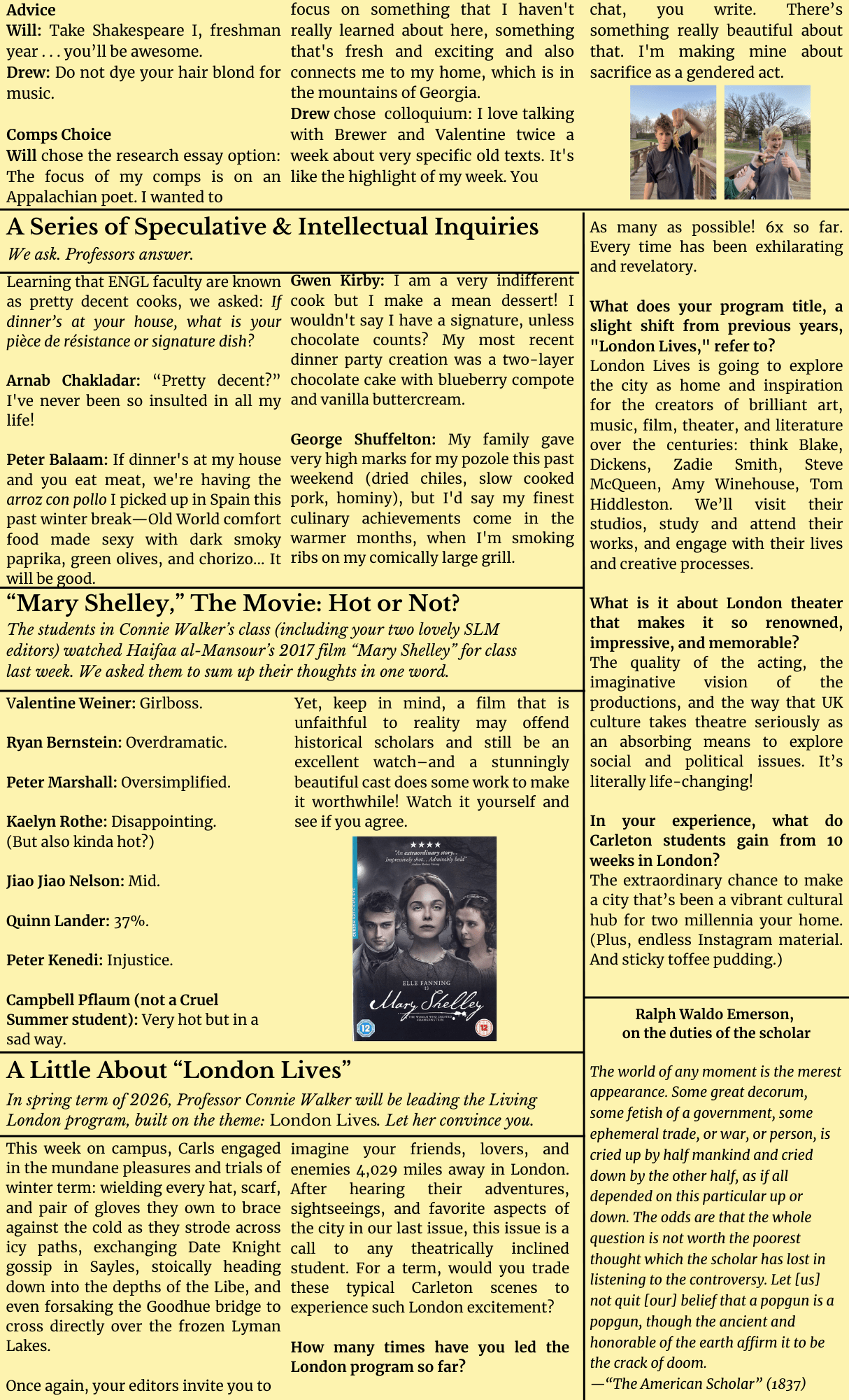 Second Laird Miscellany, Winter, Issue Four, p2